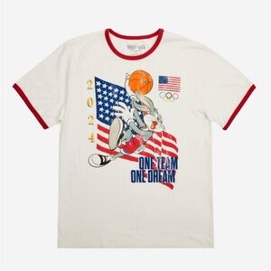 Men's Looney Tunes Team USA Short Sleeve Graphic T-Shirt